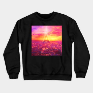 Pink Paris Crewneck Sweatshirt